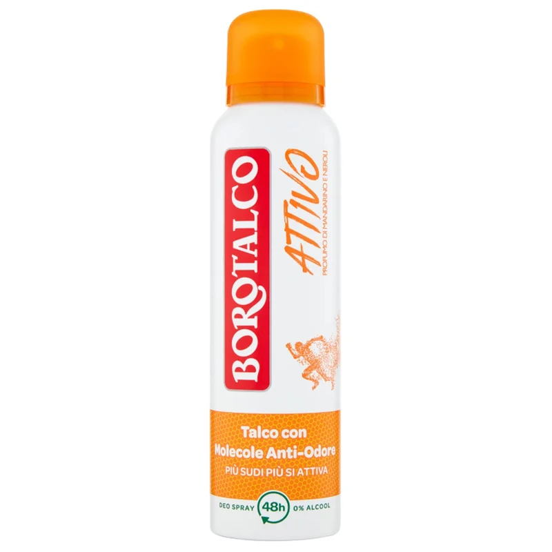Borotalco Deodorante Spray Attivo Mandarino - 150ml