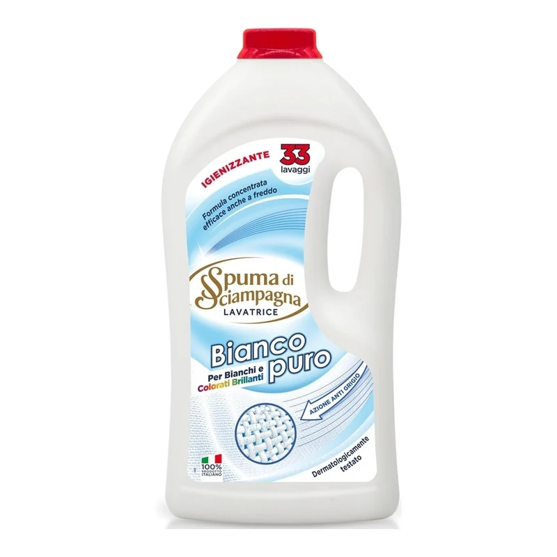 Spuma Di Sciampagna Lavatrice 33Lv Bianco Puro