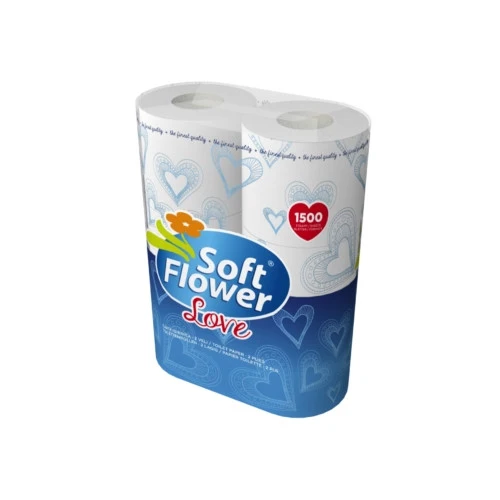 Soft Flower Carta igienica Love 2Veli 6 rotoli