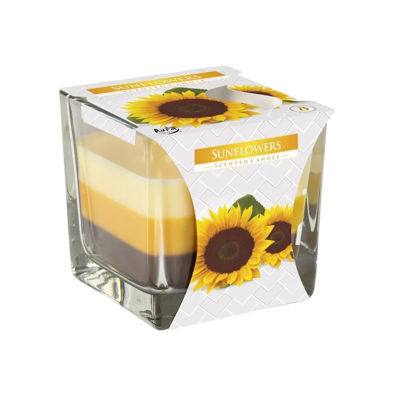 Bispol® Candela Profumata Tricolore Sunflowers
