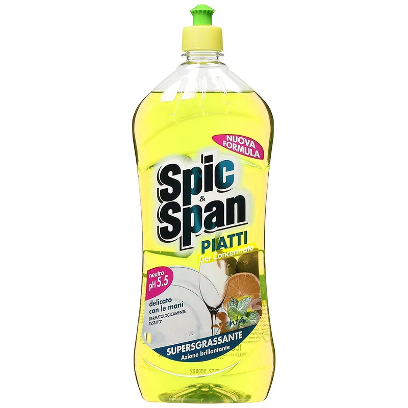 Spic e Span Detersivo Piatti 1000ml - Lime e Menta