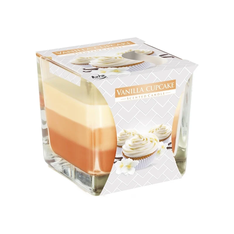 Bispol® Candela Profumata Tricolore Vanilla Cupcake
