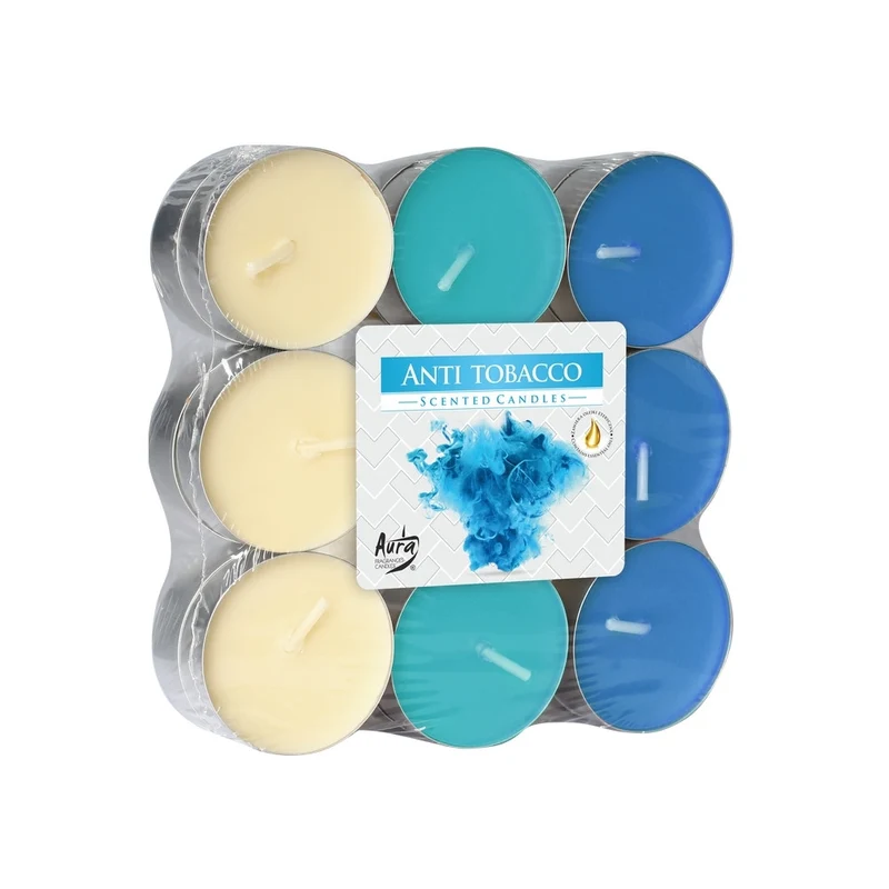 Bispol® Tealights Profumate 18Pz Antitabacco
