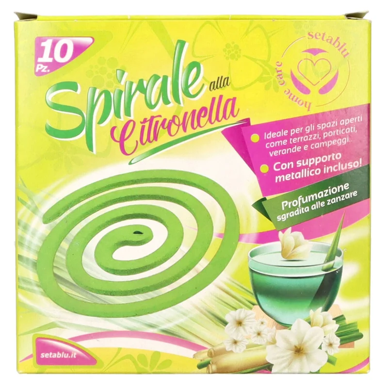 Setablu Spirali Citronella 10Pz
