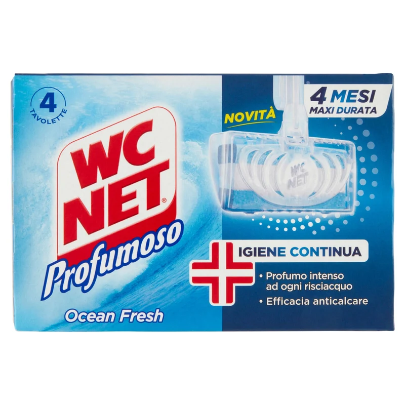 WC Net Profumoso Ocean fresh 4 x 34 g