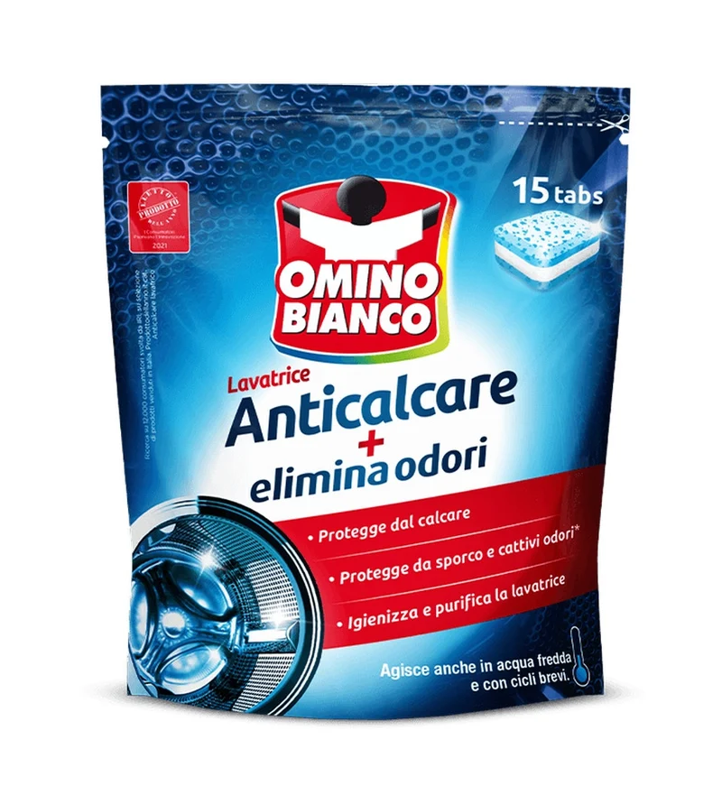Omino Bianco Tabs Lavatrice Anticalcalcare 15Pz