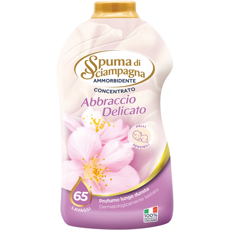 Spuma Di Sciampagna - Ammorbidente Concentrato Abbraccio Delicato Pelli Sensibili - 65 Lavaggi