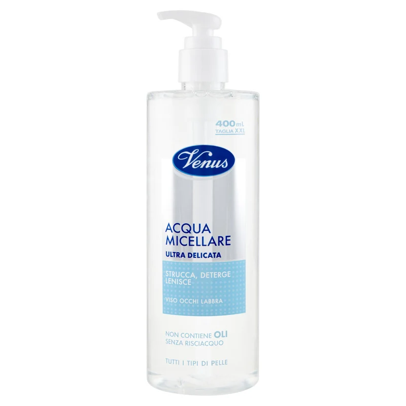 Venus Acqua Micellare Delicata Tutti i Tipi di Pelle 400 mL